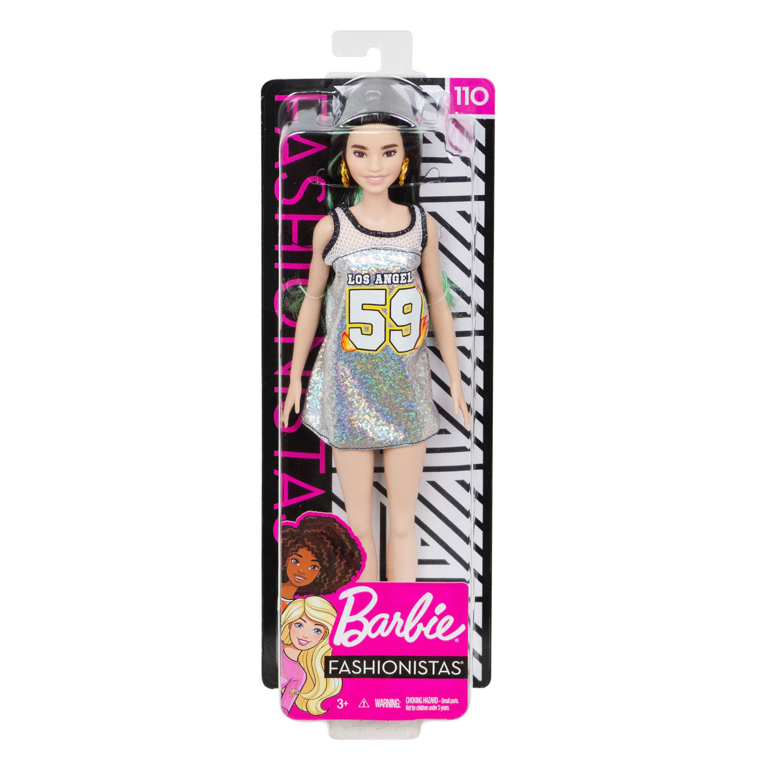 Barbie Fashionistas Pop - Silver Jersey