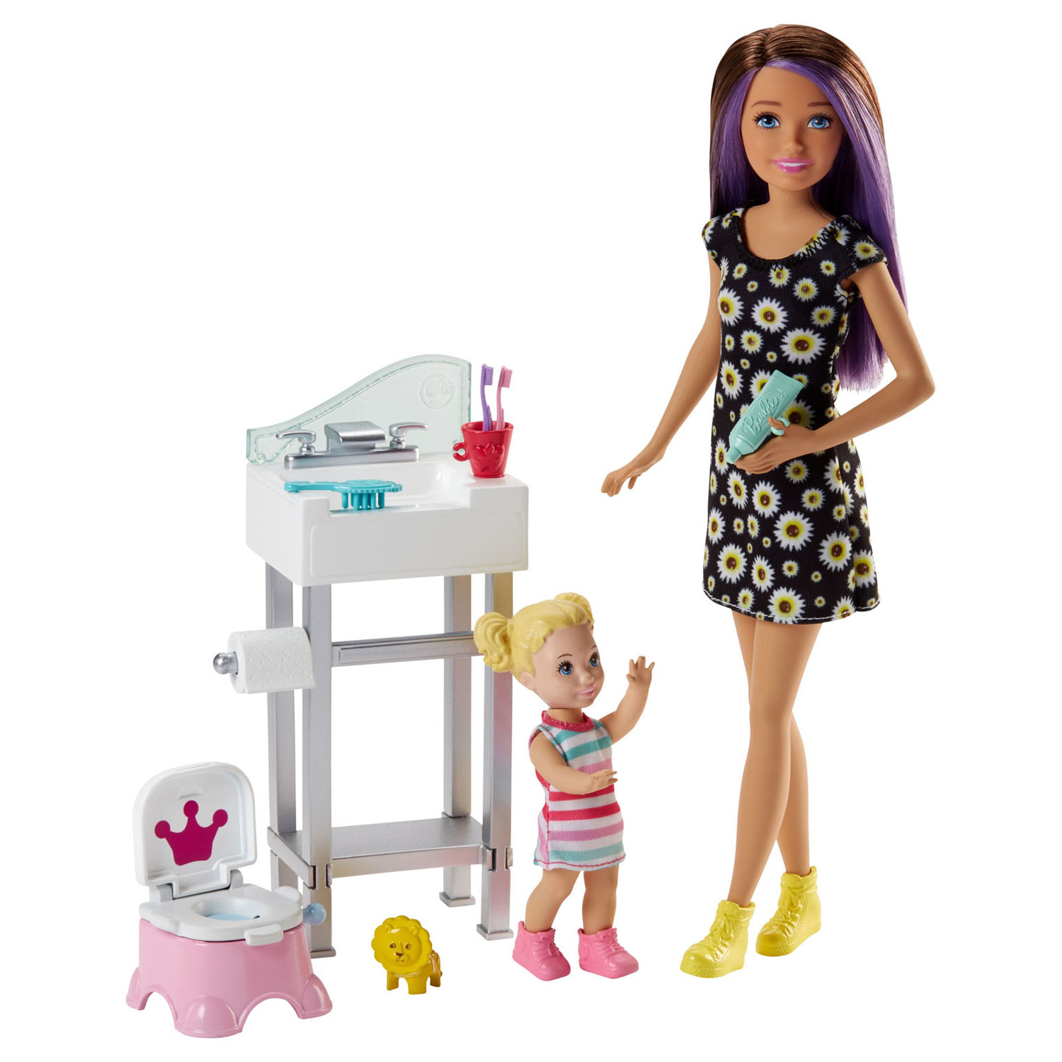 Barbie Skipper Babysitters - Potty Training