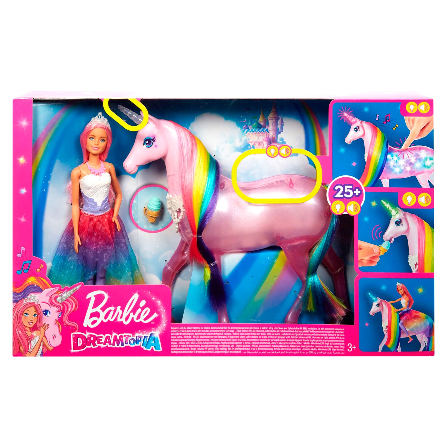 Barbie Dreamtopia Eenhoorn met Pop