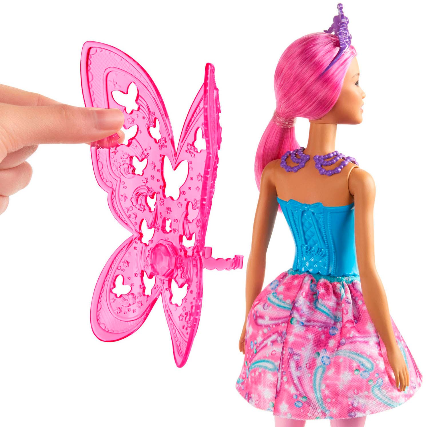 Barbie Dreamtopia Fee met Roze Haar