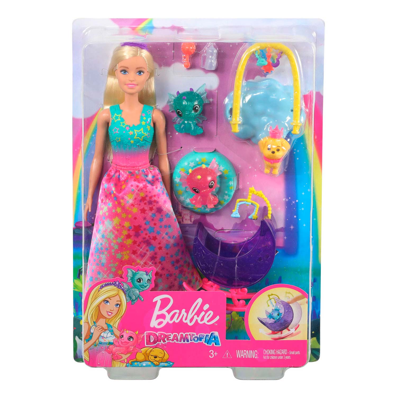 Barbie Dreamtopia Babykamer voor Draakjes Speelset