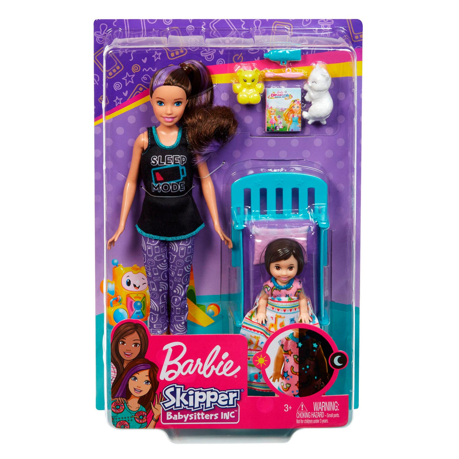 Barbie Skipper Babysitter Bedtijd Speelset