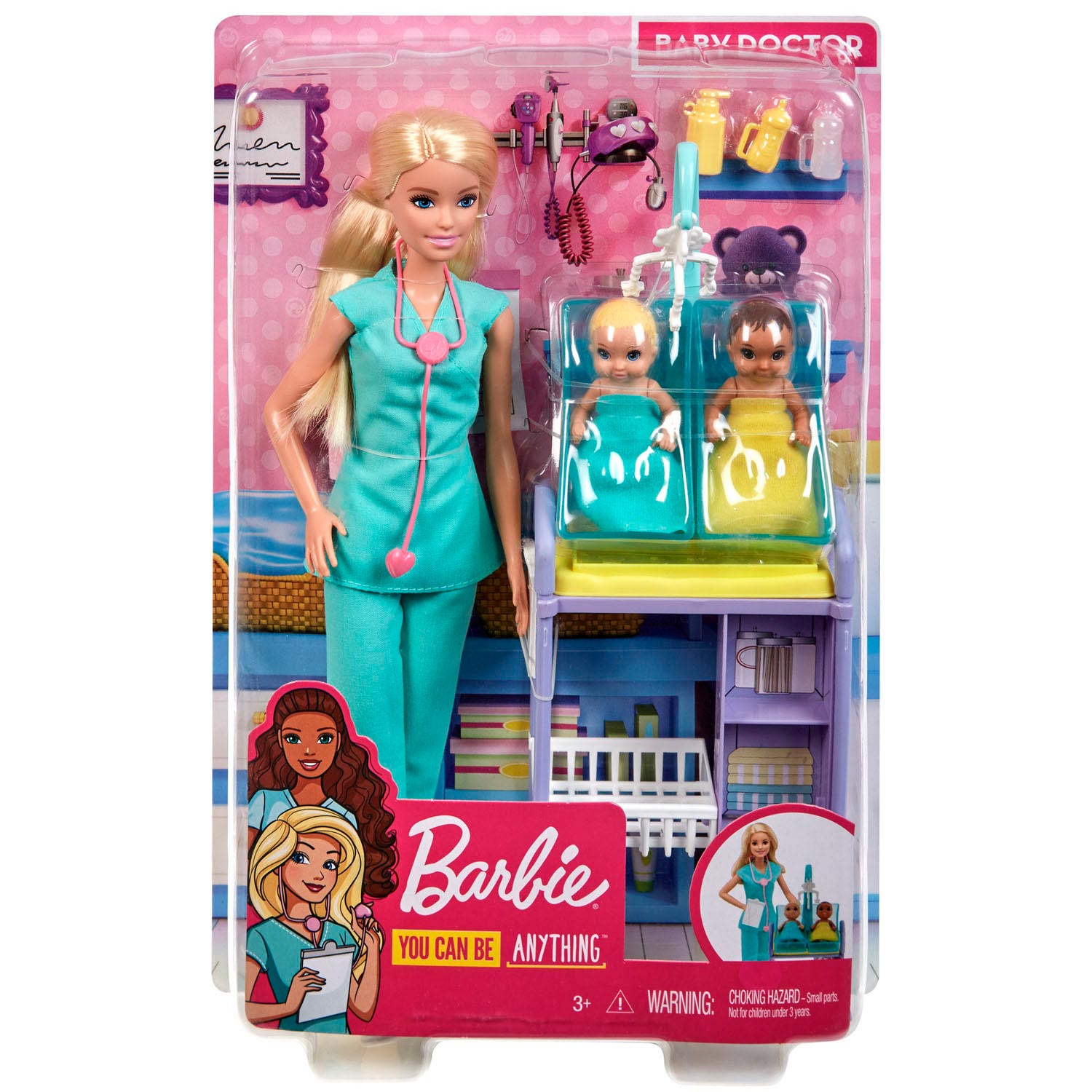 Barbie Kinderarts Poppen en Speelset