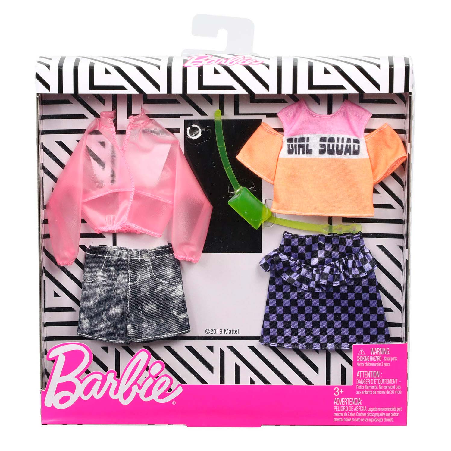 Barbie Fashions Outfits 2-pack Jacket and Checkers