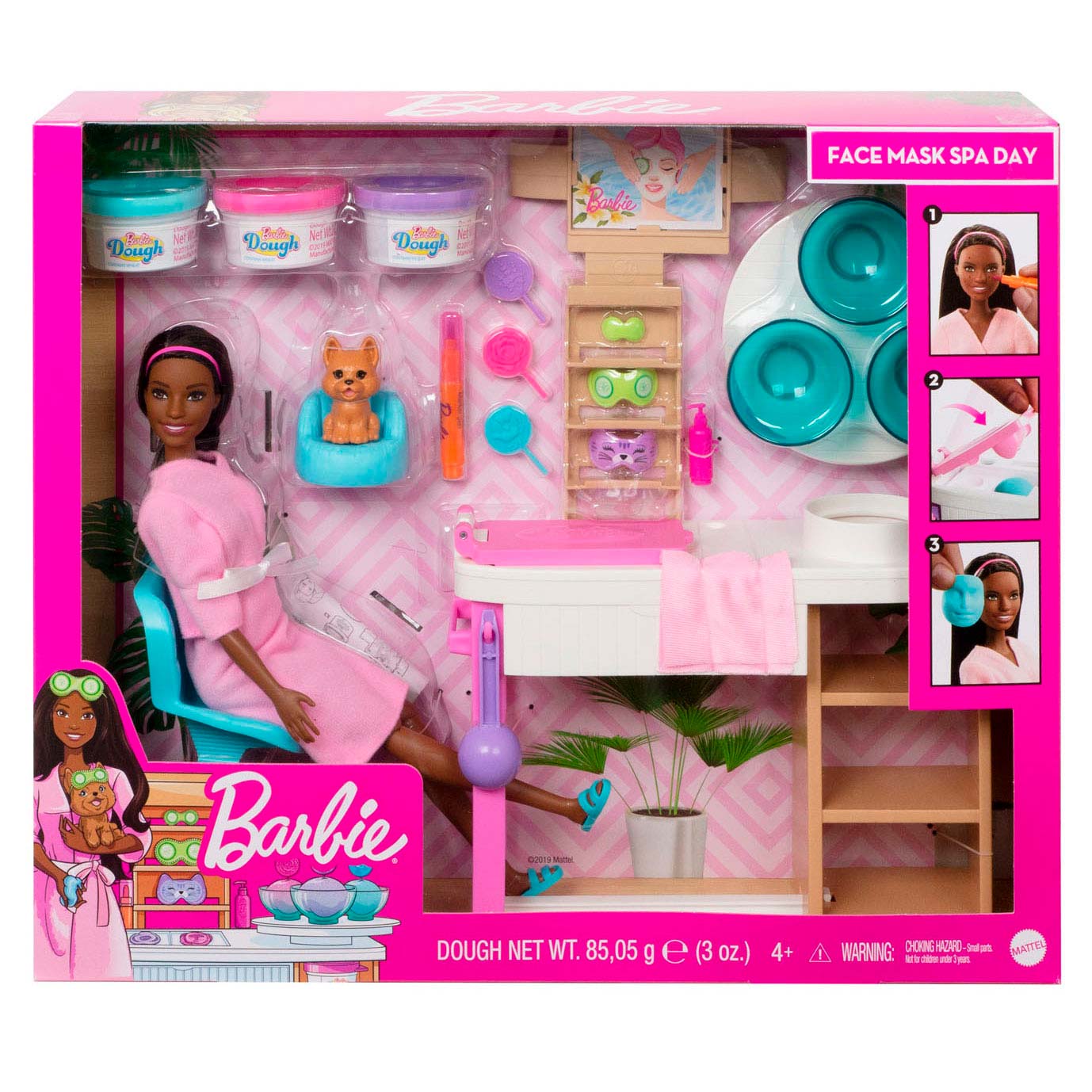 Barbie Gezichtsmasker Spadagje Speelset - Bruin