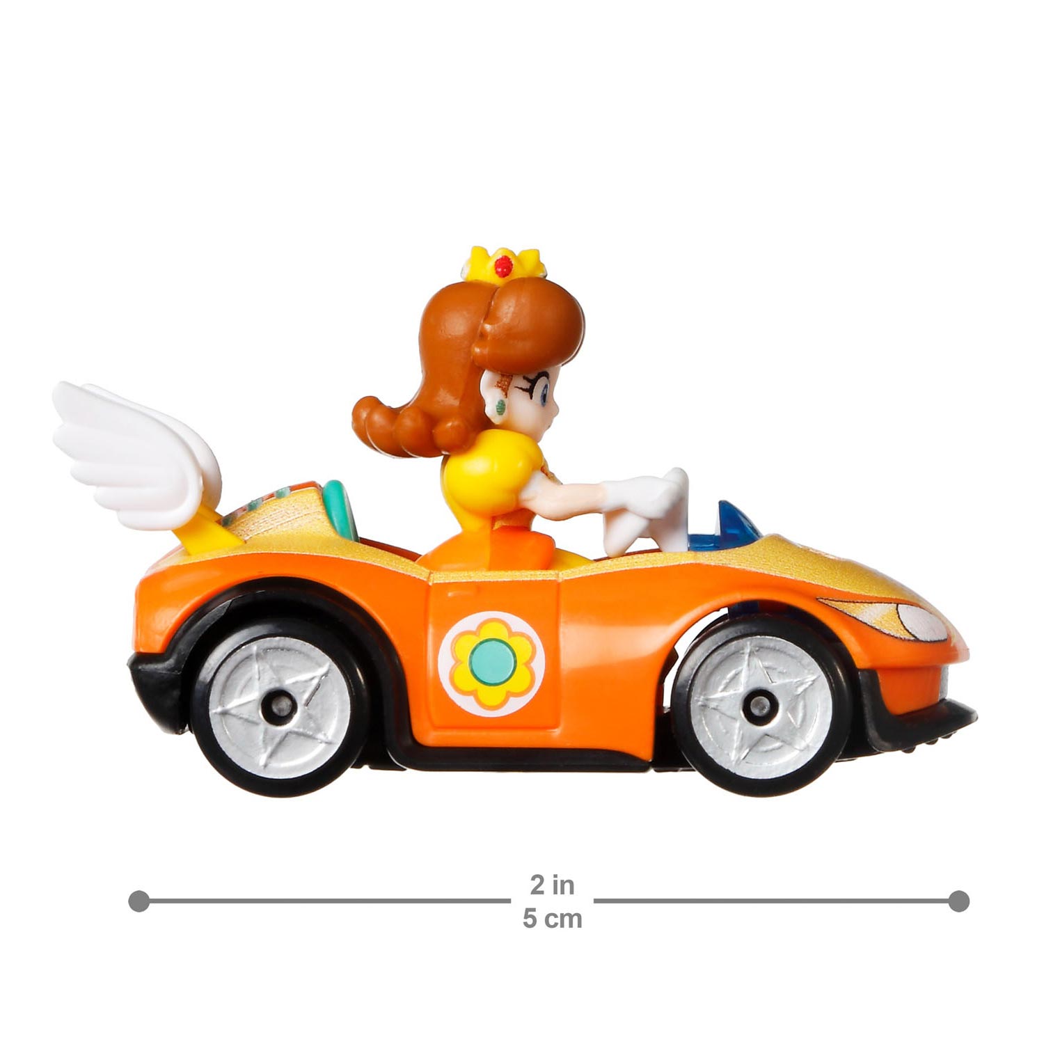 Hot Wheels Mario Kart Fahrzeug - Prinzessin Daisy