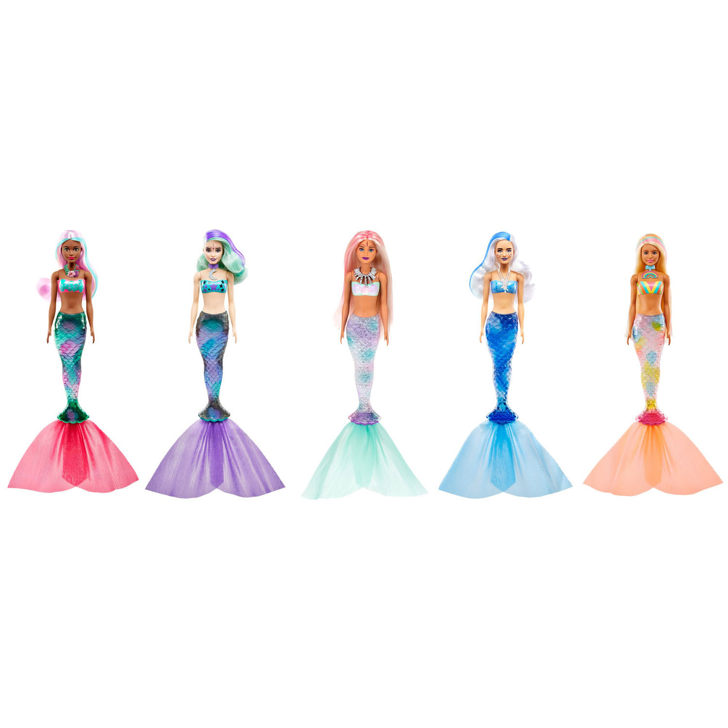 Barbie Color Reveal Barbie Pop - Wave 4 - Zeemeermin