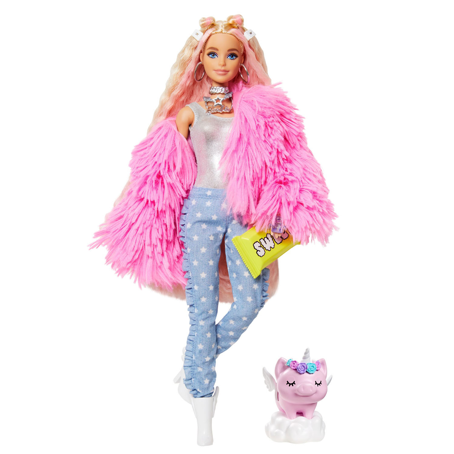 Barbie Extra Pop - Fluffy Pink online kopen? | Lobbes Speelgoed