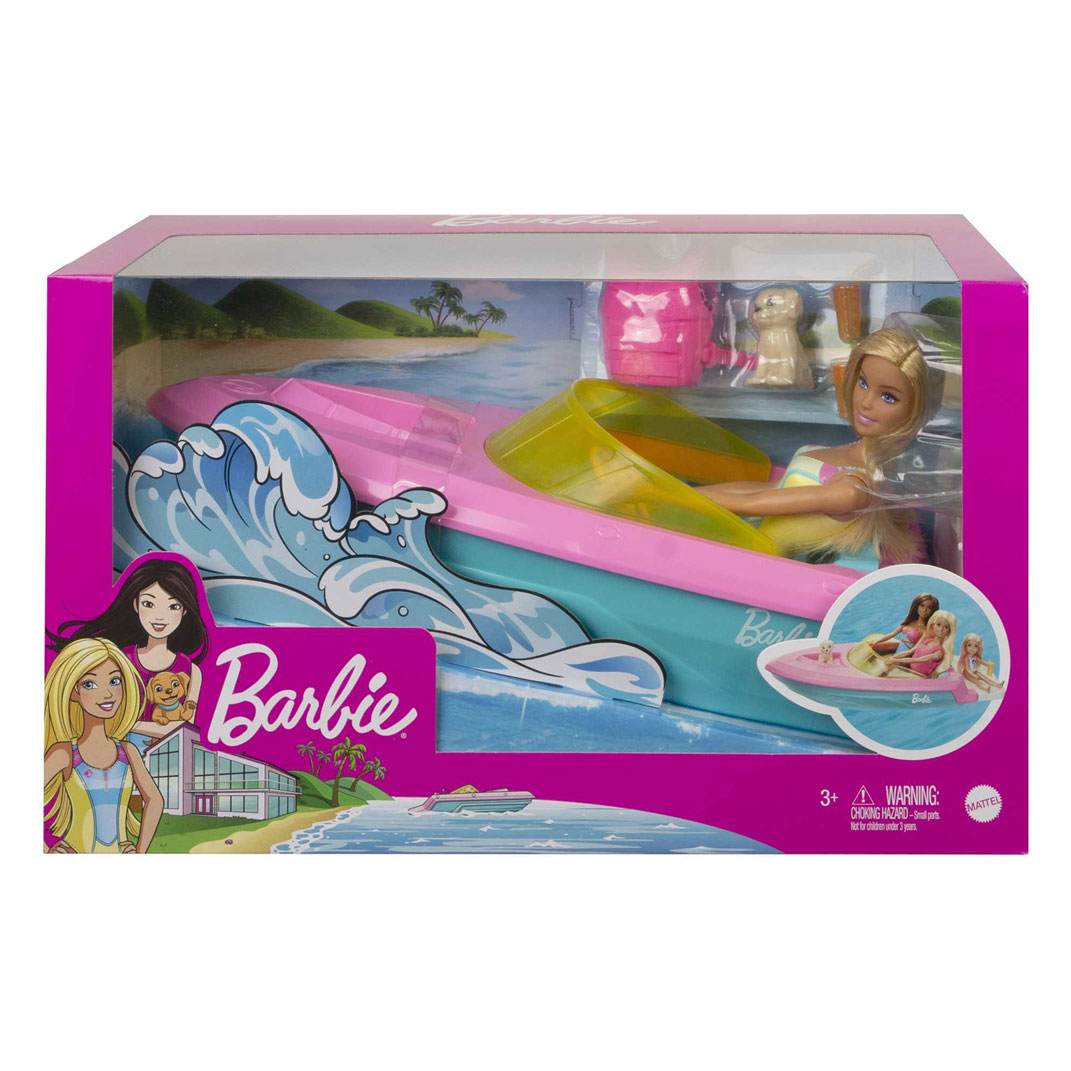 Barbie Boot und Puppe