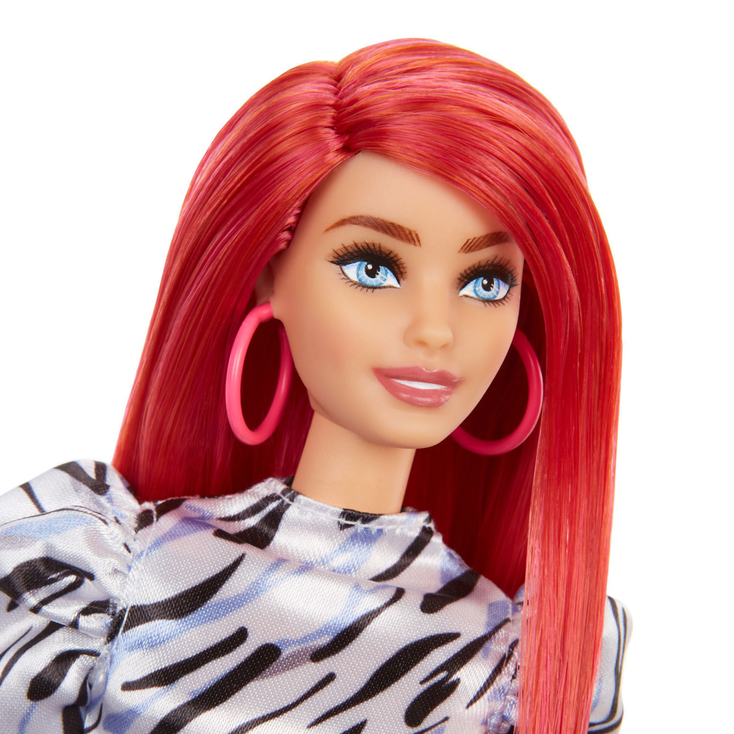 Barbie Fashionista Pop - Zwart/wit jurkje