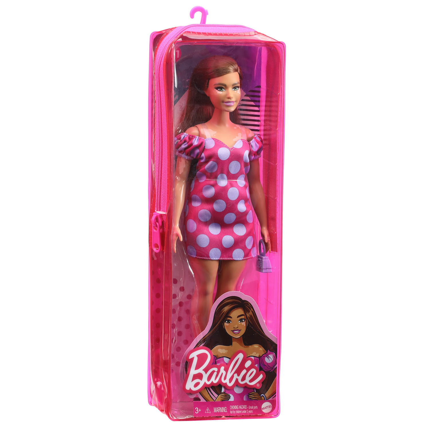 Barbie Fashionista Pop - Gestippeld Jurkje