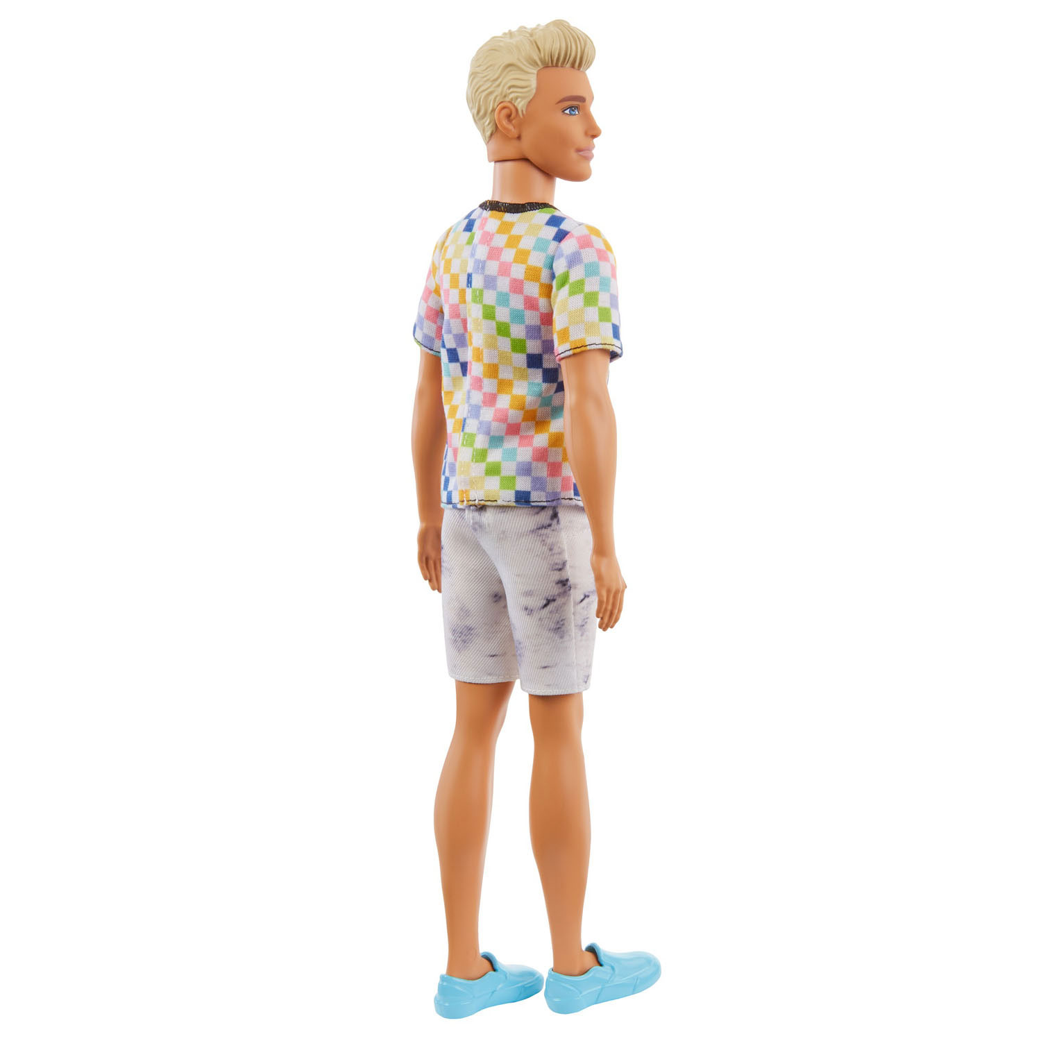 Barbie Ken Fashionista Pop - geblokt shirtje & korte broek