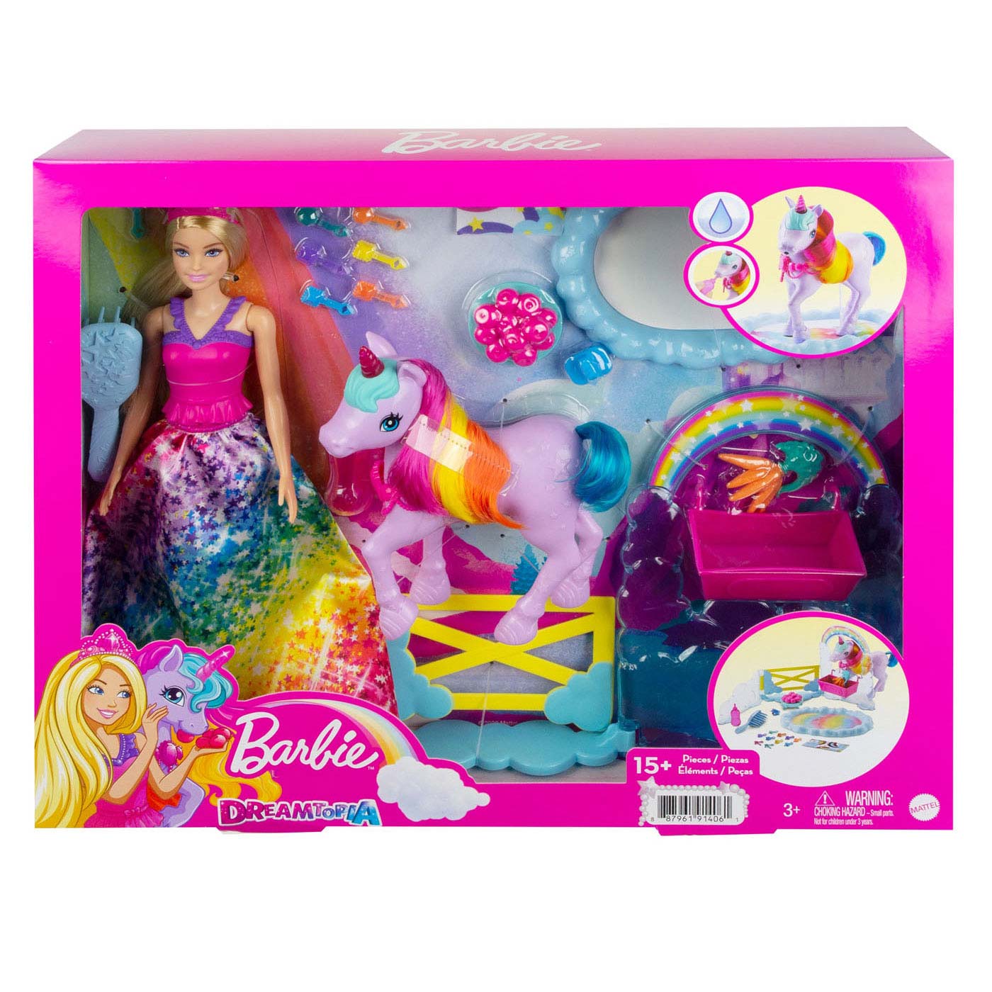 Wapenstilstand magnifiek Beringstraat Barbie Dreamtopia Pop en Eenhoorn online kopen | Lobbes Speelgoed