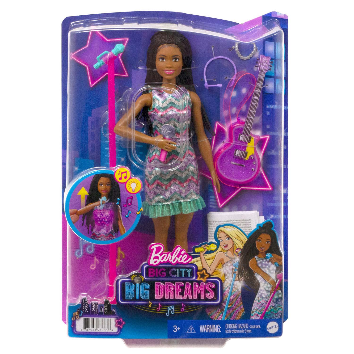 Barbie Big City Big Dreams Zangeres - Brooklyn