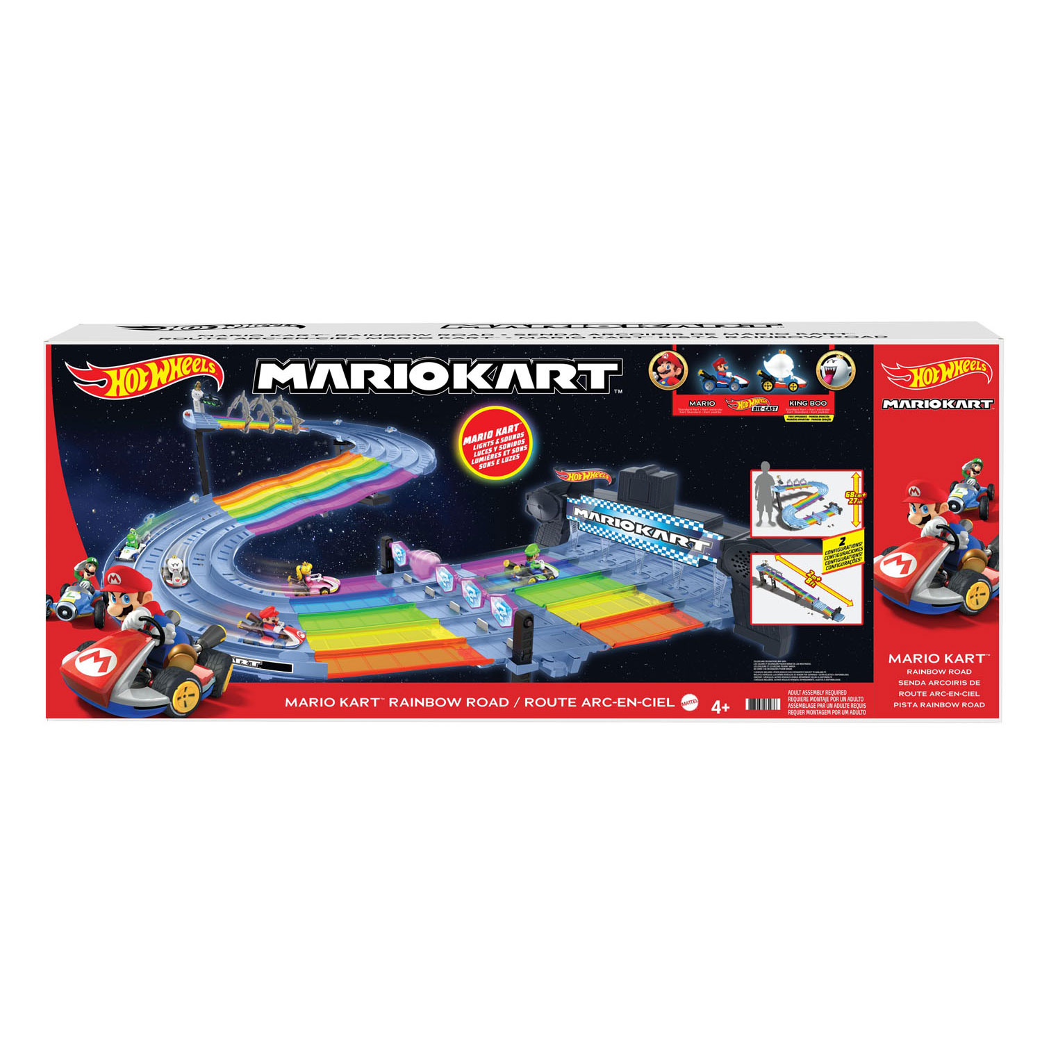 eeuw Hangen zonsopkomst Hot Wheels Mario Kart Regenboog Raceset Speelset online kopen | Lobbes  Speelgoed België