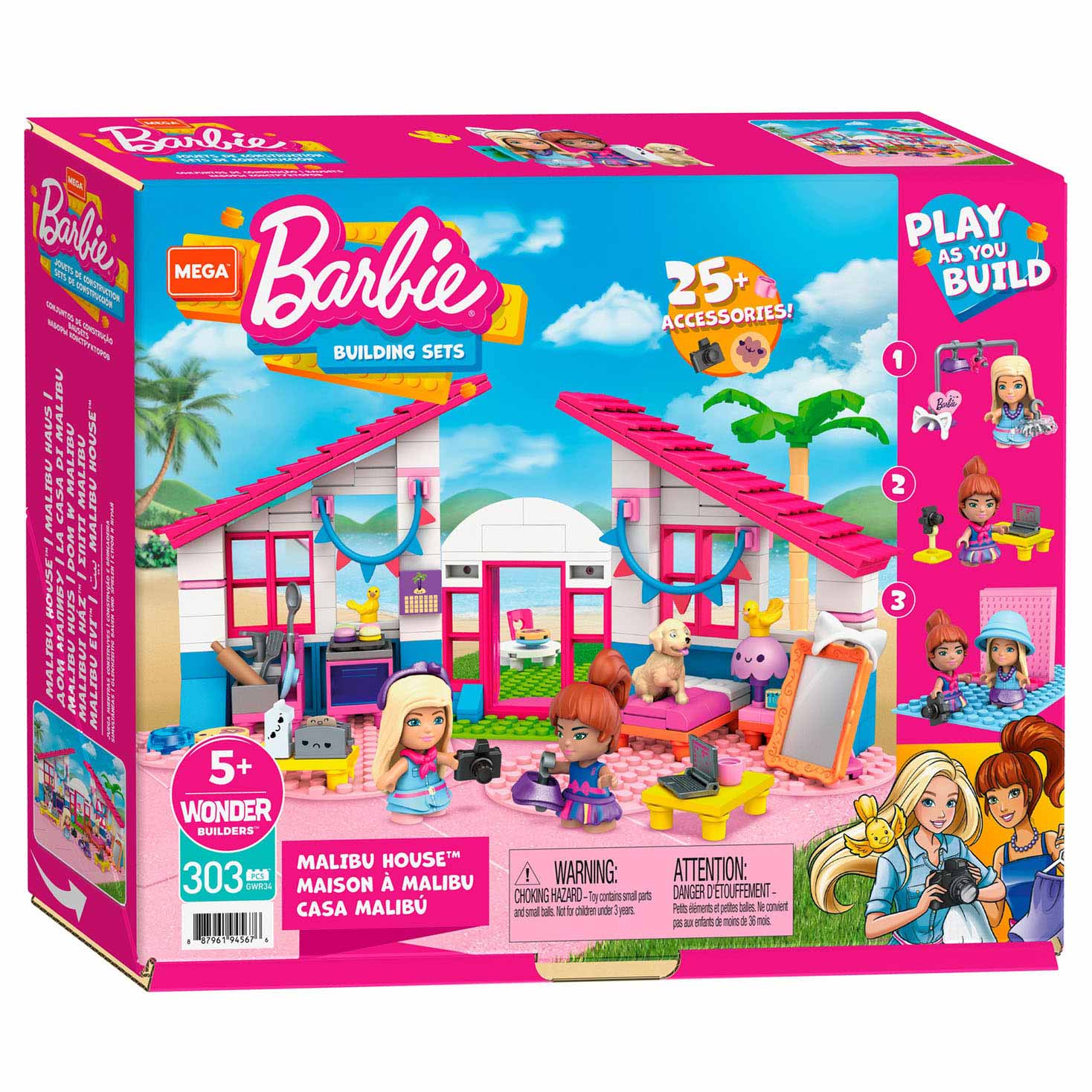 Zee Handschrift schors Mega Construx - Barbie Malibu Huis online kopen? | Lobbes Speelgoed