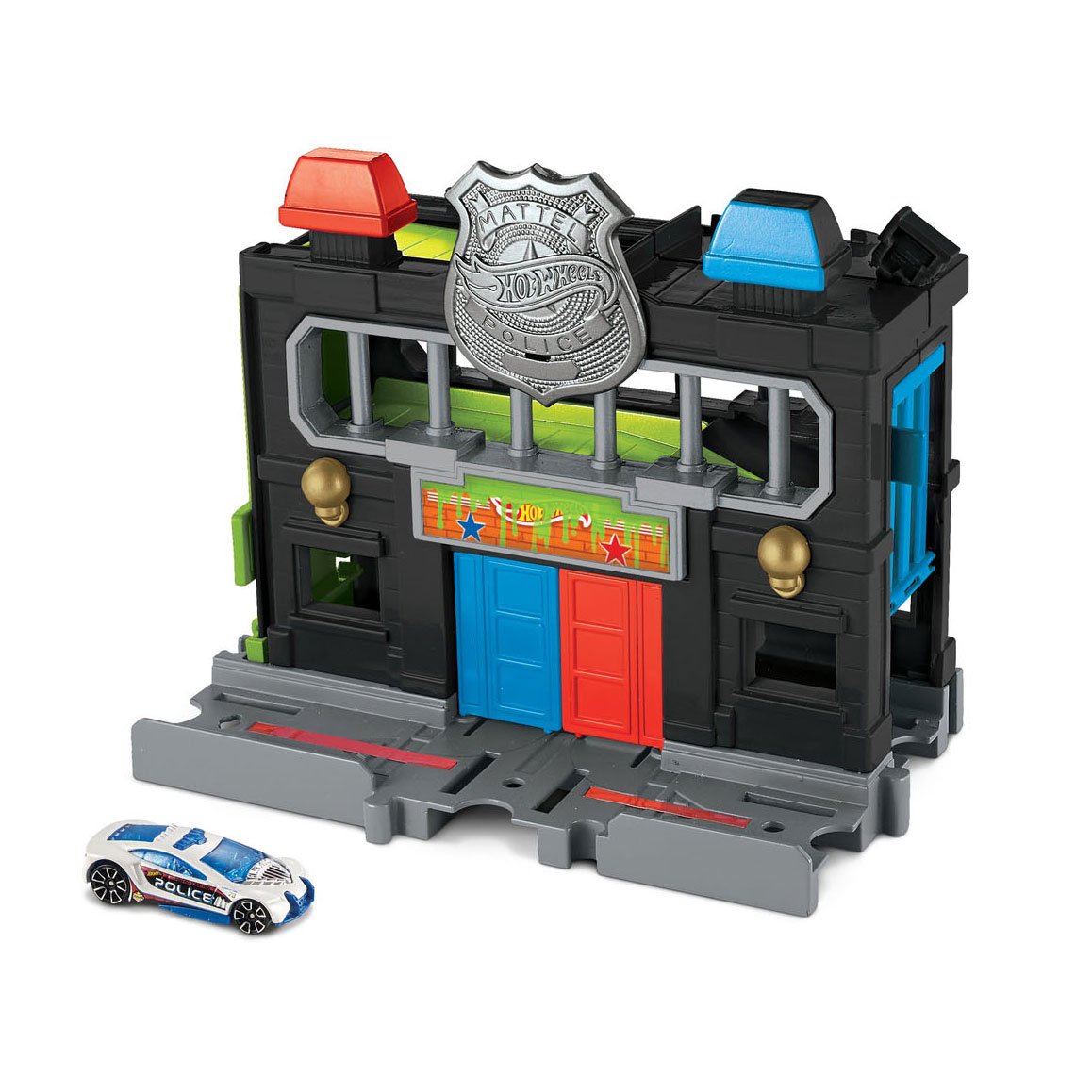 Hot Wheels Downtown Police Station Spielset