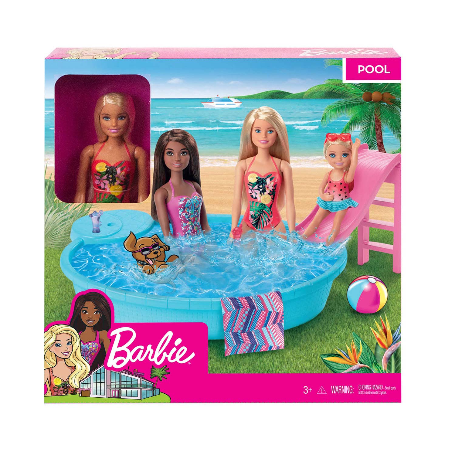 Poupée Barbie avec piscine