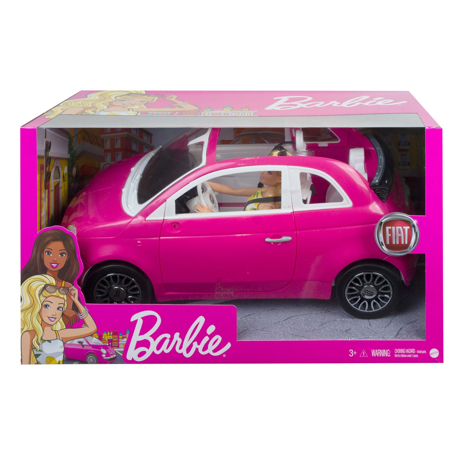 onwettig Beter muur Fiat 500 Barbie Pop en Voertuig online kopen? | Lobbes Speelgoed