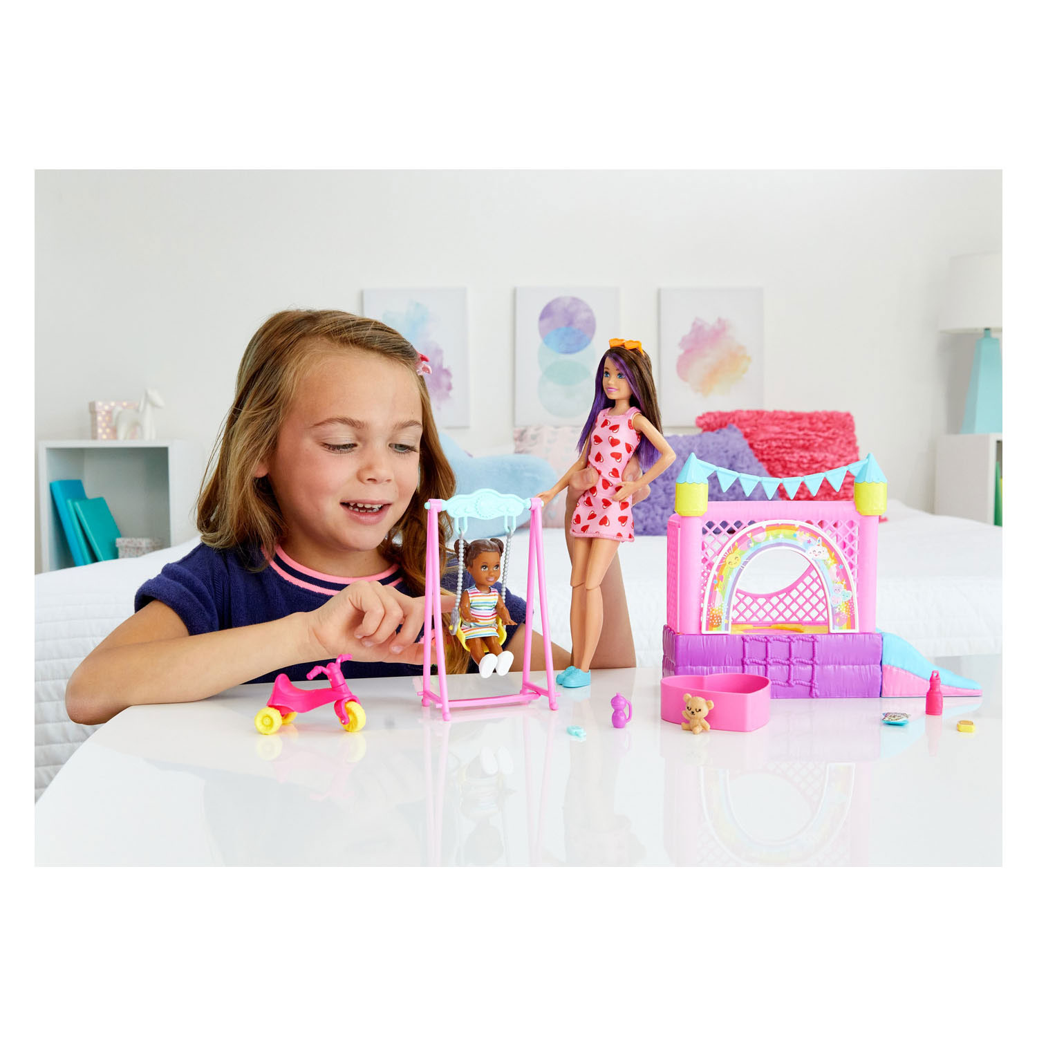 Barbie Skipper Spielset mit Geschichtenerzählpuppe