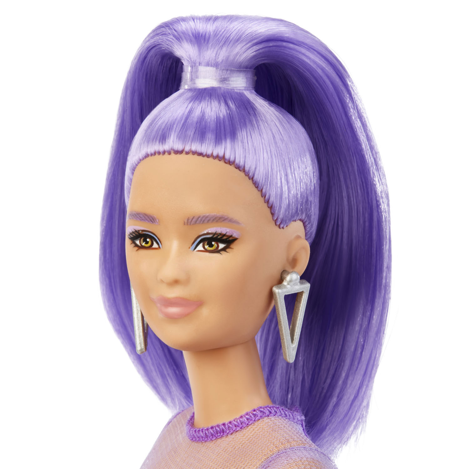 Barbie Fashionista Pop - Paars Jurkje