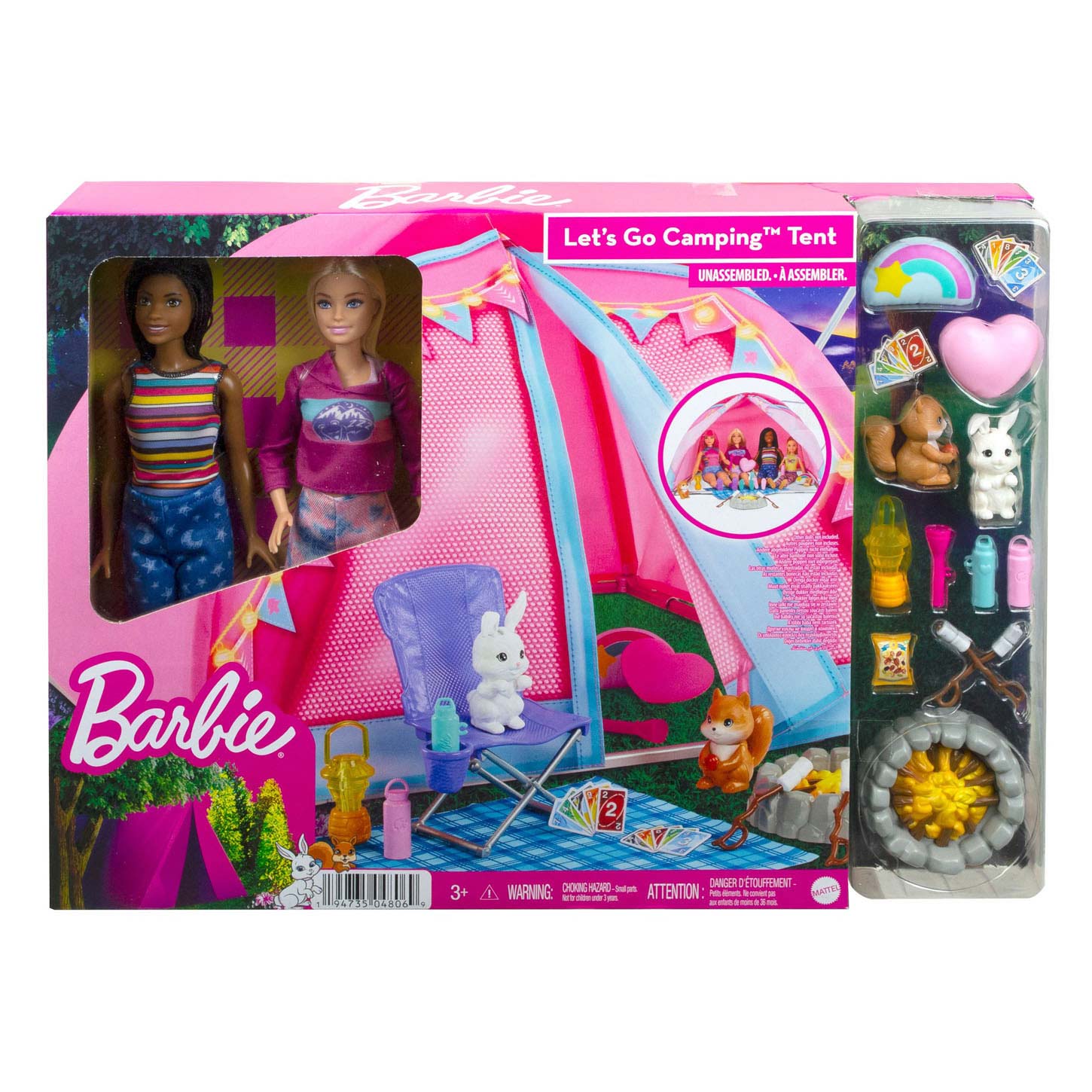 Barbie Let's Go Campingzelt-Spielset