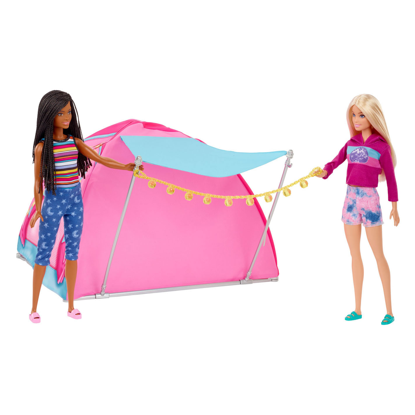 Barbie Let's Go Camping Tent Speelset