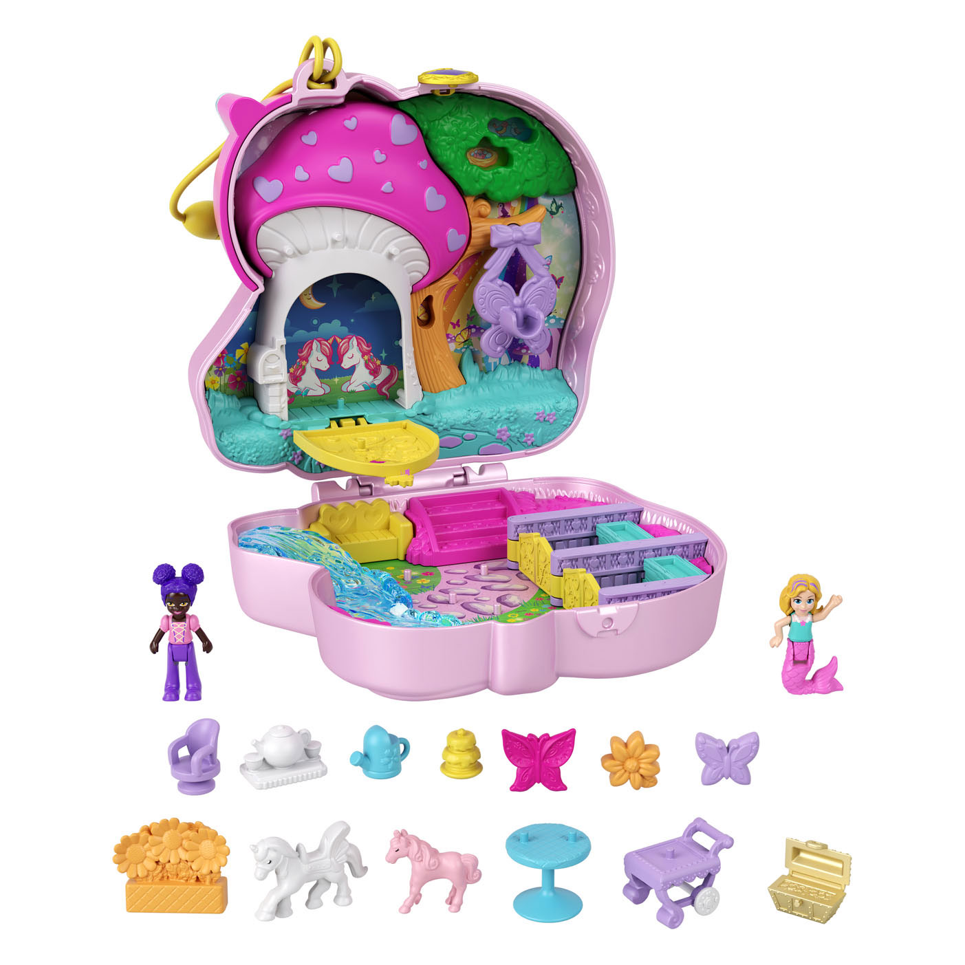 Fête de thé licorne Polly Pocket