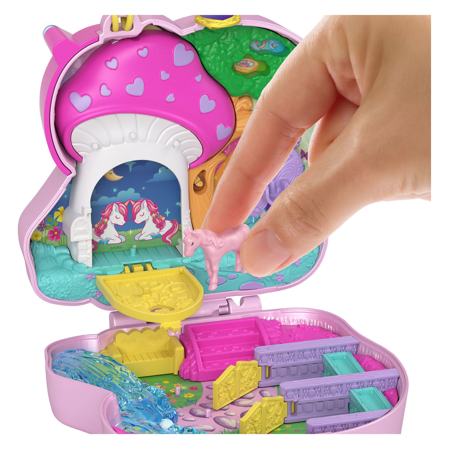 Fête de thé licorne Polly Pocket