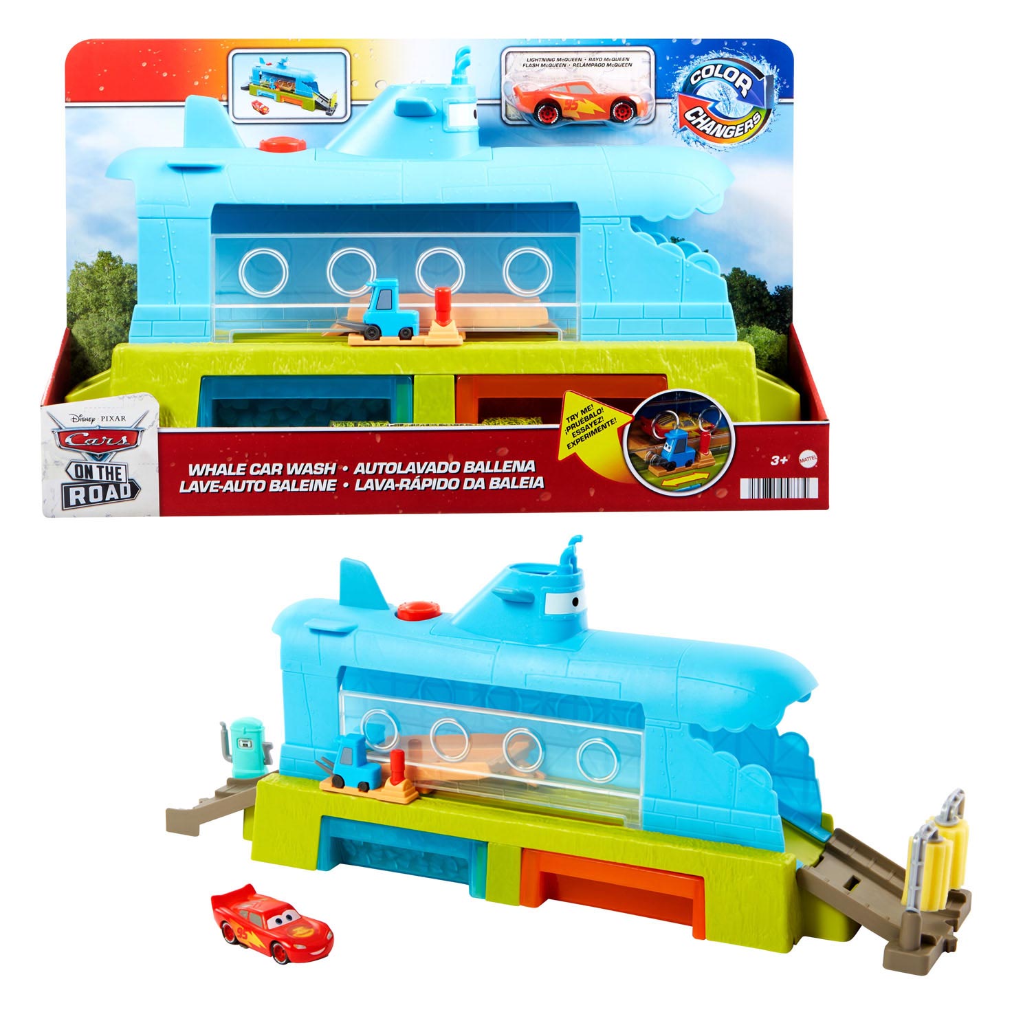 Disney Pixar Cars Whale Car Wash Speelset