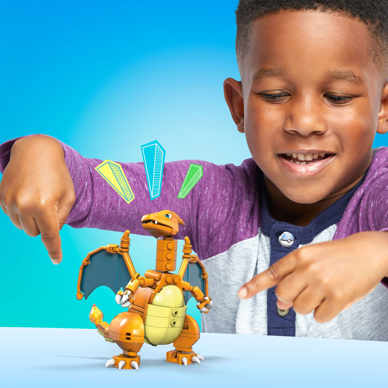 Mega Construx Pokémon Bouwset - Charizard