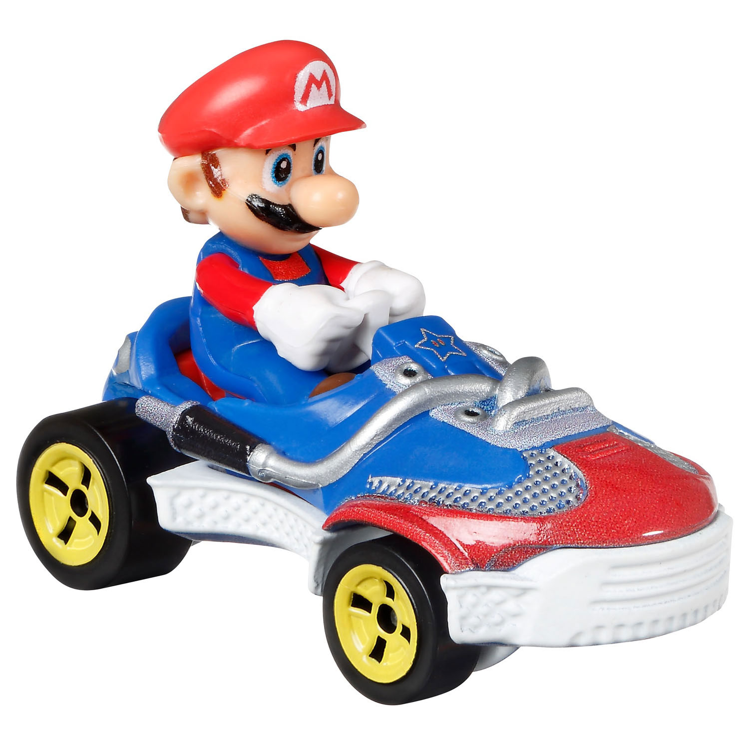 Hot Wheels Mario Kart Die cast, 4st.