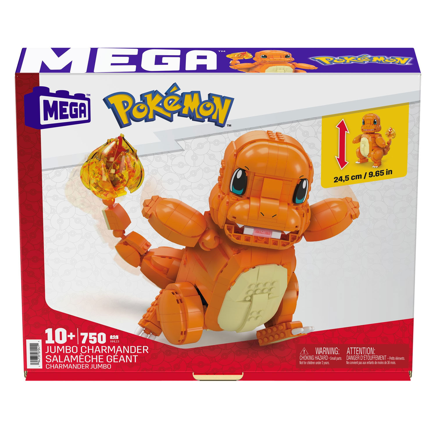 Mega Construx Pokémon Bouwset - Jumbo Charmander