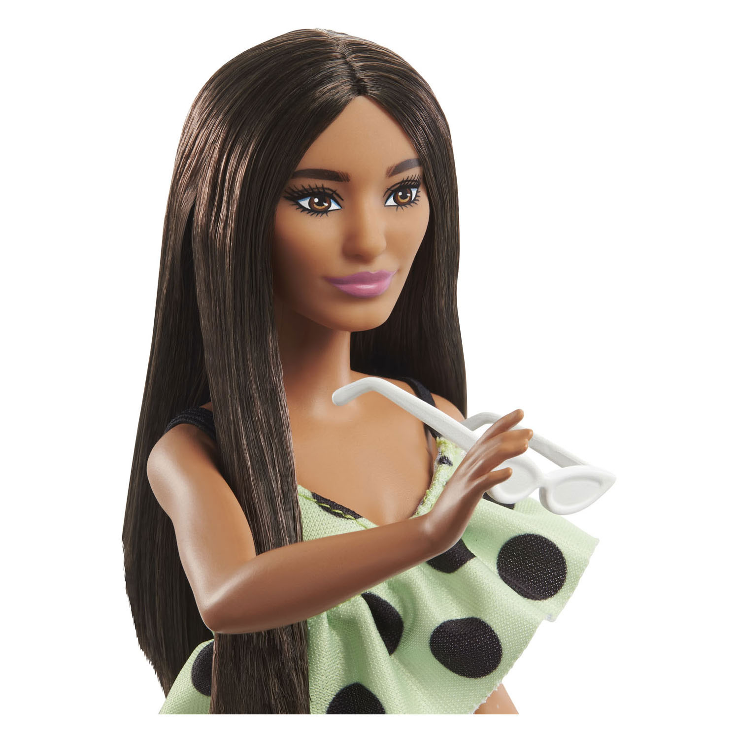 Barbie Fashionistas Pop  - Lime Groen Polka Dots