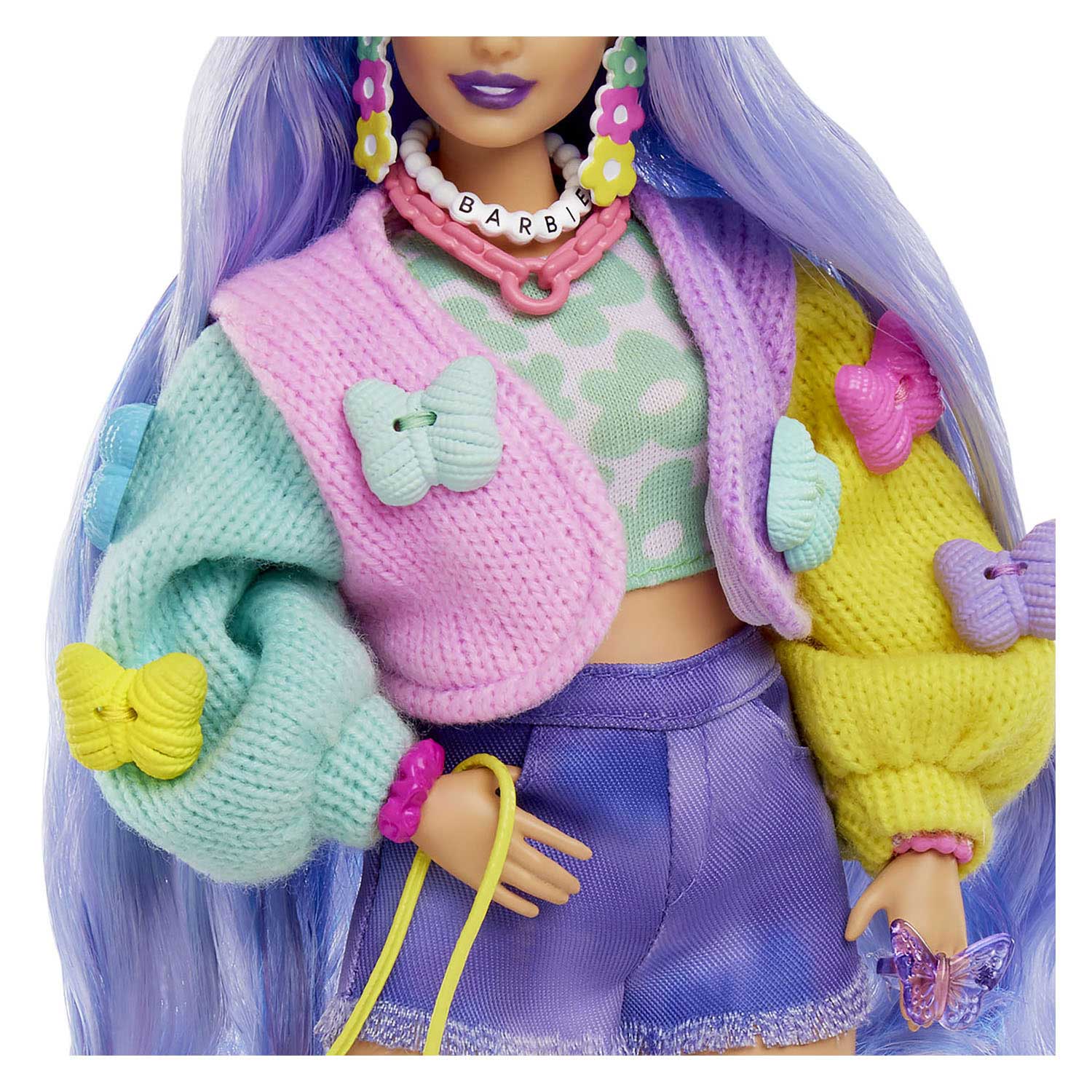 Poupée Barbie Extra - Cheveux violets