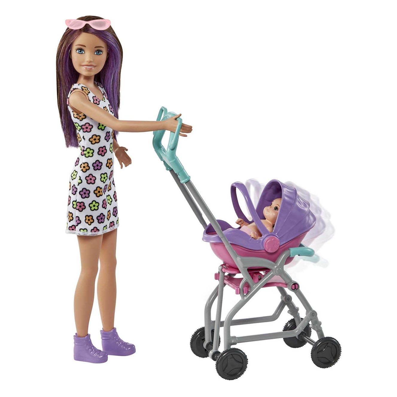 Maakte zich klaar kwaadheid de vrije loop geven toespraak Barbie Skipper Babysitters - Pop met Baby online ... | Lobbes Speelgoed