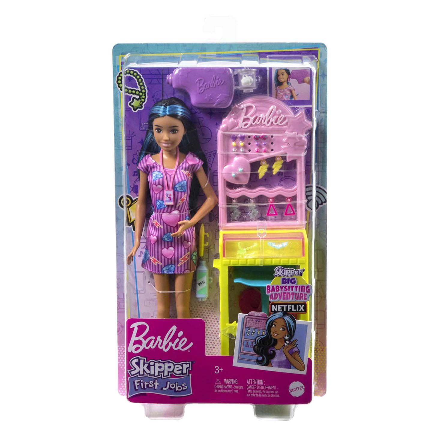Barbie Skipper Babysitters - First Jobs Jewelry Booth Speelset