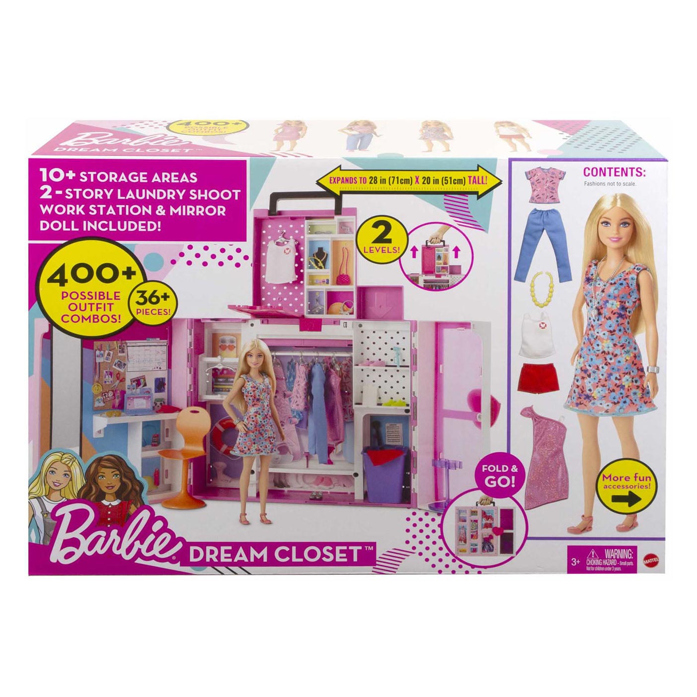 Barbie Pop met Super Kledingkast