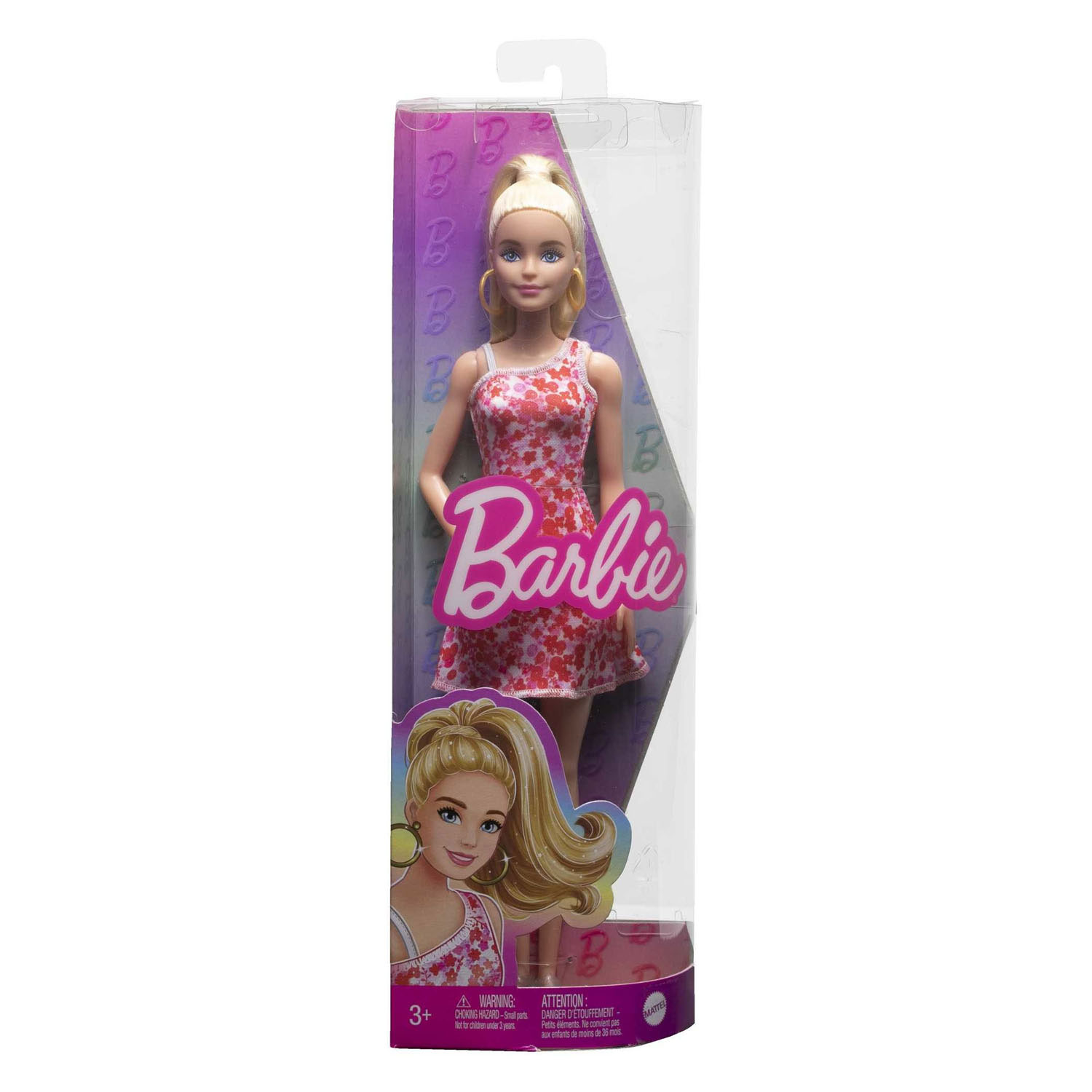 Poupée Barbie Fashionista - Robe à fleurs rose