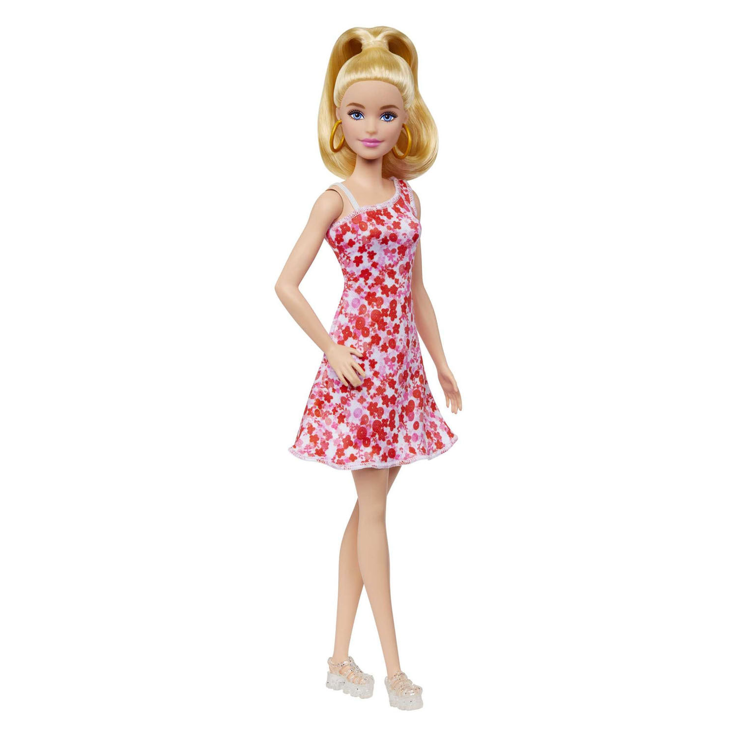 Poupée Barbie Fashionista - Robe à fleurs rose