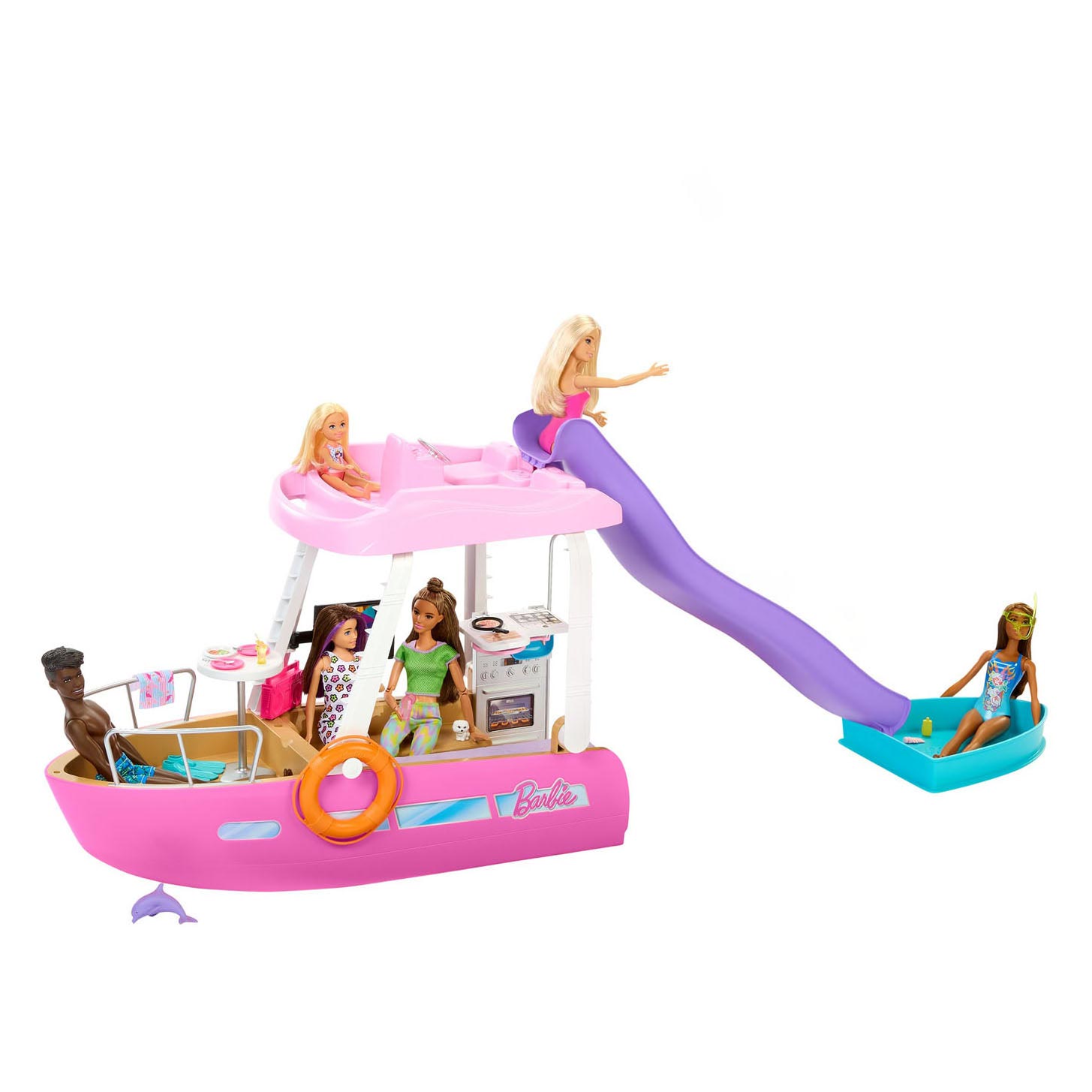 Ensemble de jeu Barbie DreamBoat, 20 pièces.