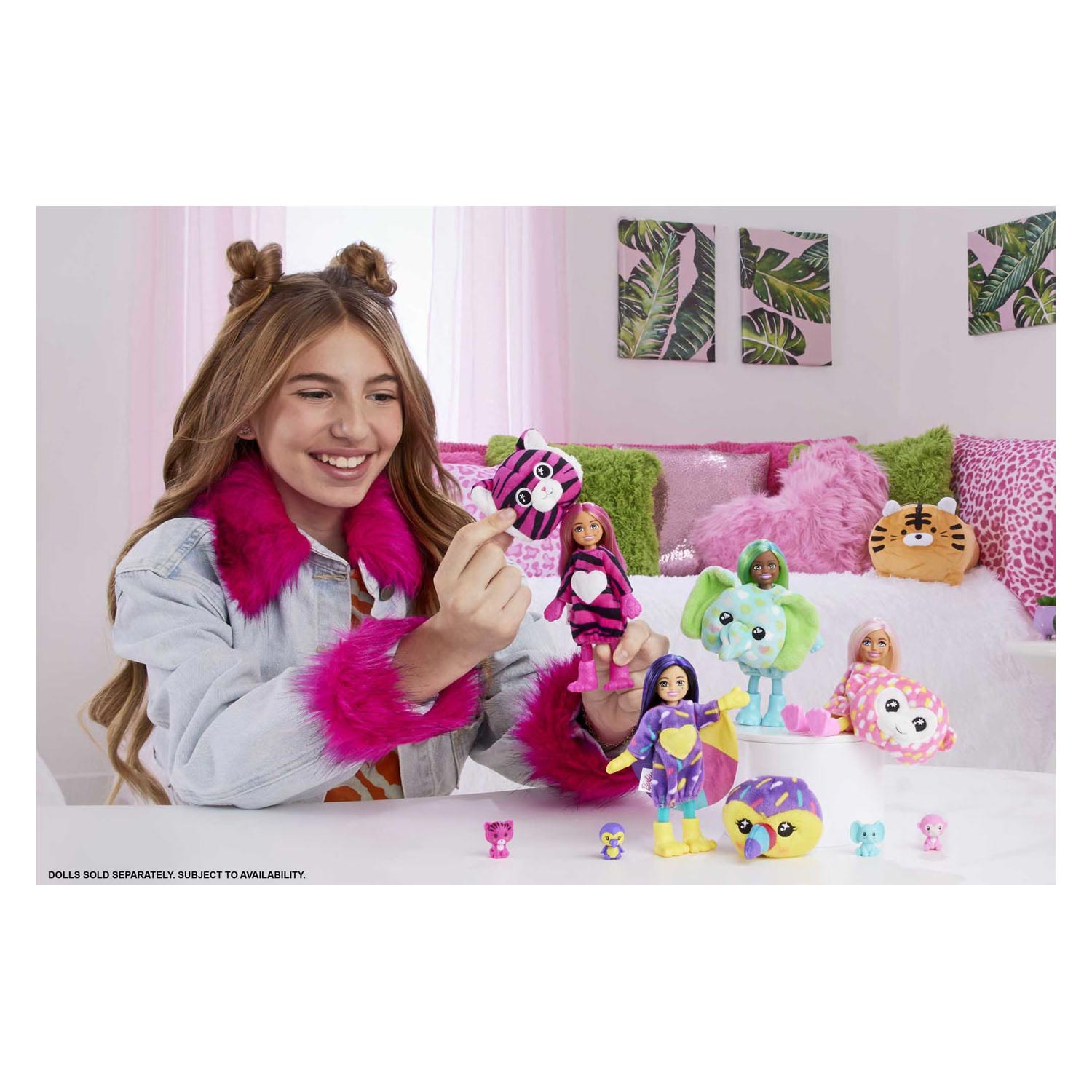 Barbie Cutie Reveal Chelsea Doll Jungle Series – Elefant