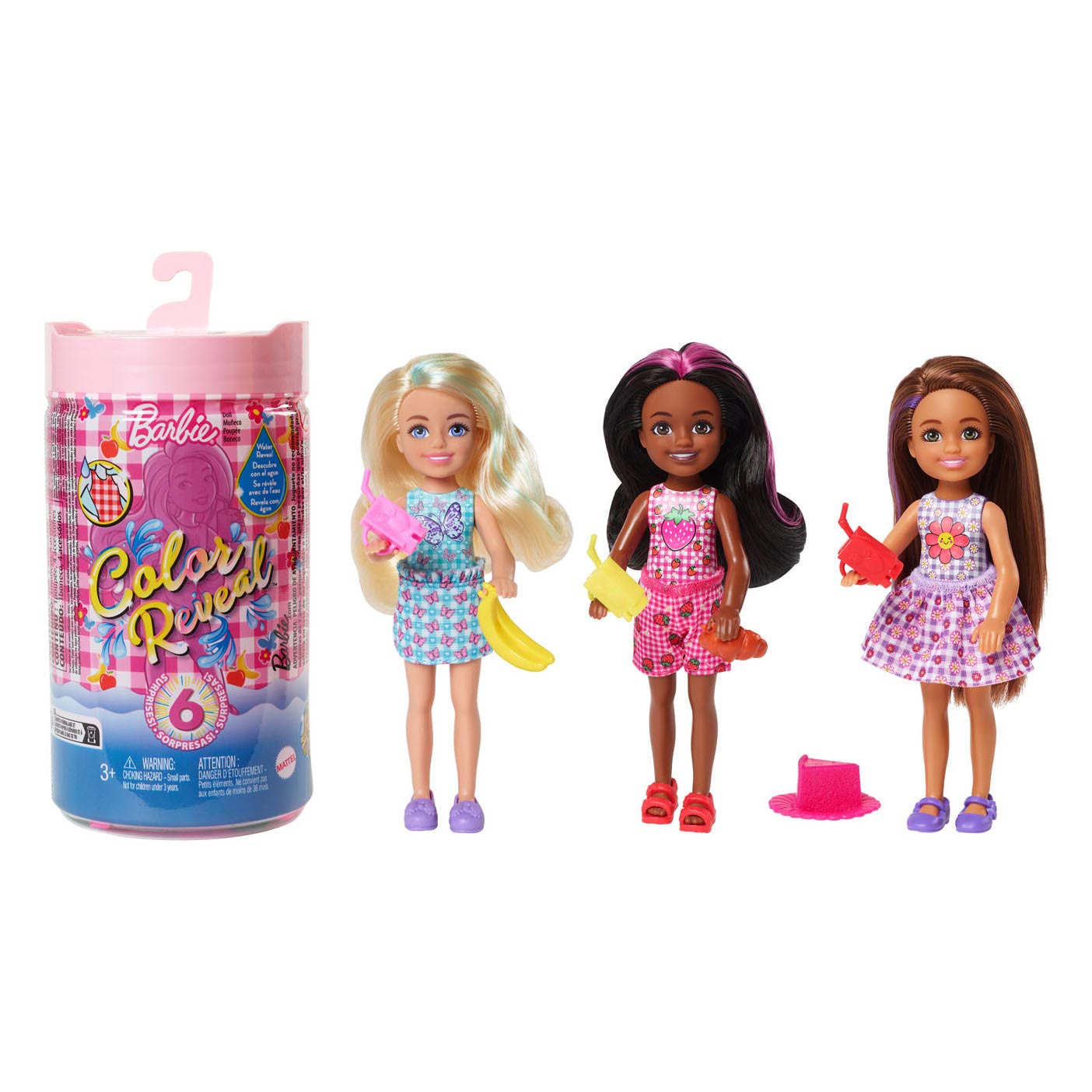 Barbie Color Reveal Chelsea-Puppen-Picknick-Serie
