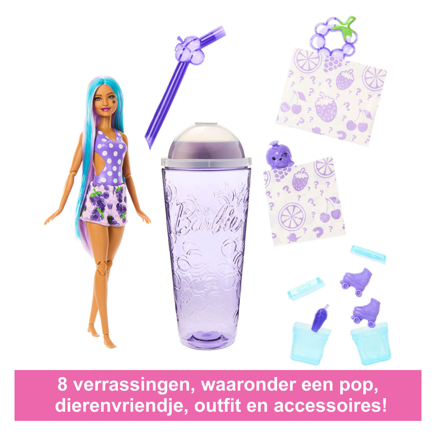 Barbie Reveal Doll Juicy Fruits Series – Grape Fizz