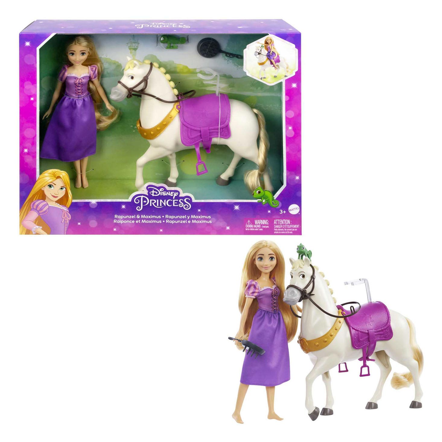 Disney Prinses Pop - Rapunzel en Maximus