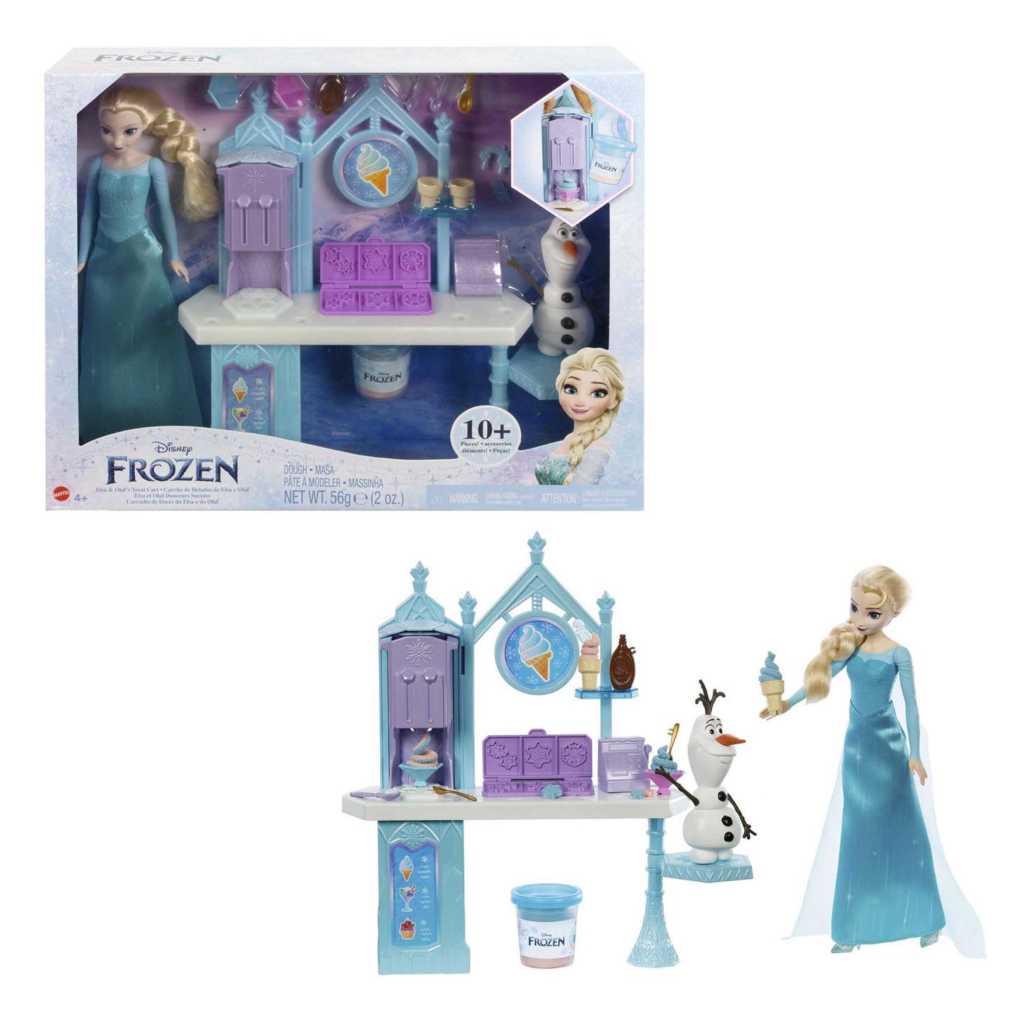 Disney La Reine des Neiges Pop - Elsa Olaf et le Treat Car Clay Playset