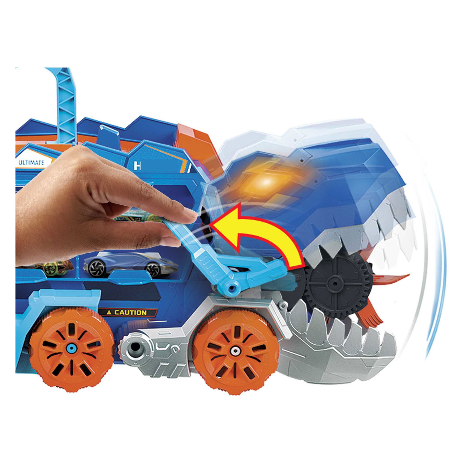 Hot Wheels City Ultimate T-Rex Transporter Coffret de jeu