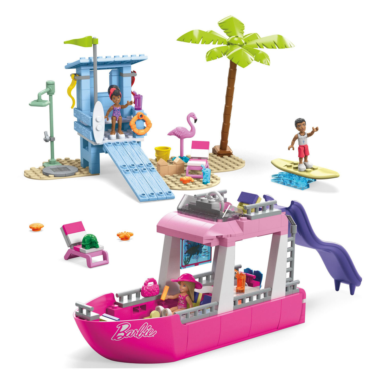 Barbie Mega Droomboot Bouwset, 317dlg.