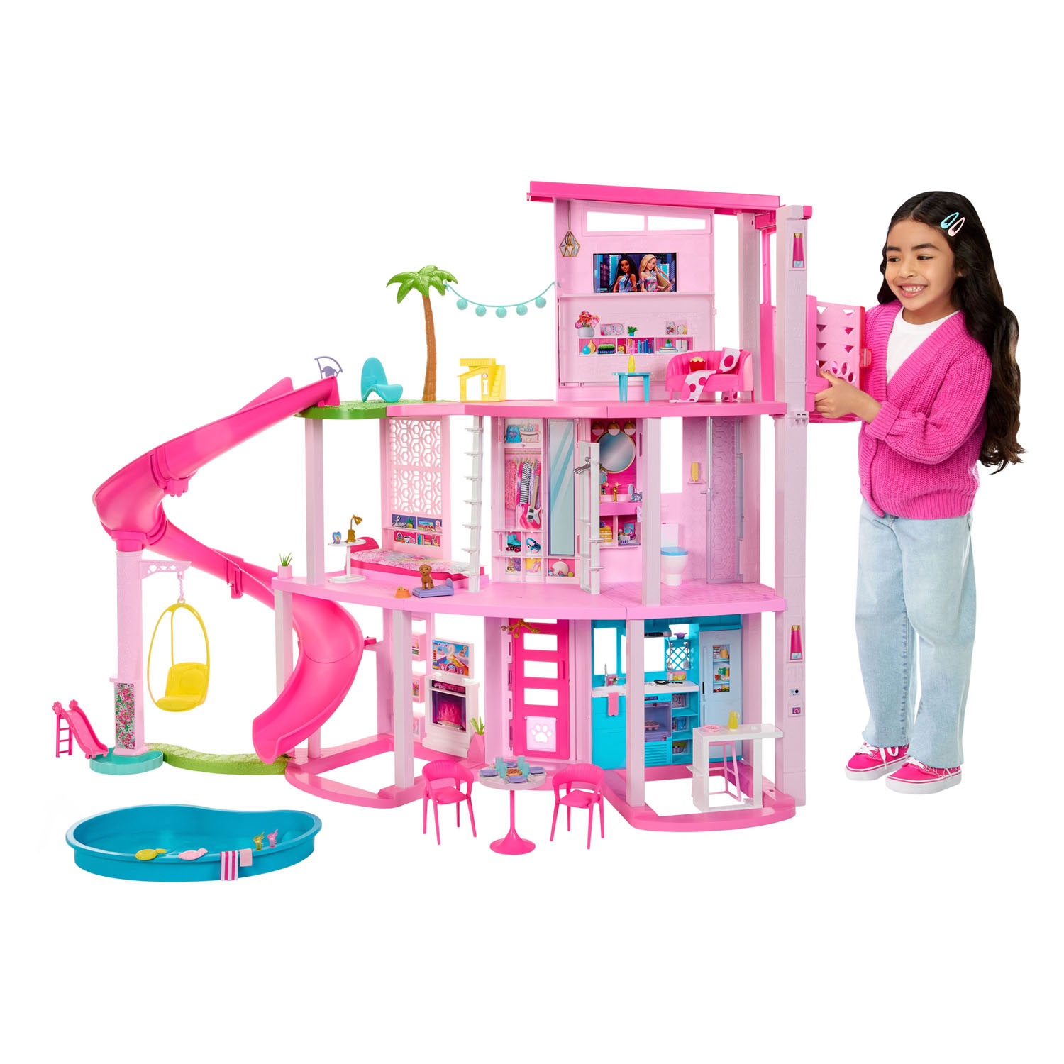 Ensemble de jeu pour maison de poupée Barbie Dreamhouse