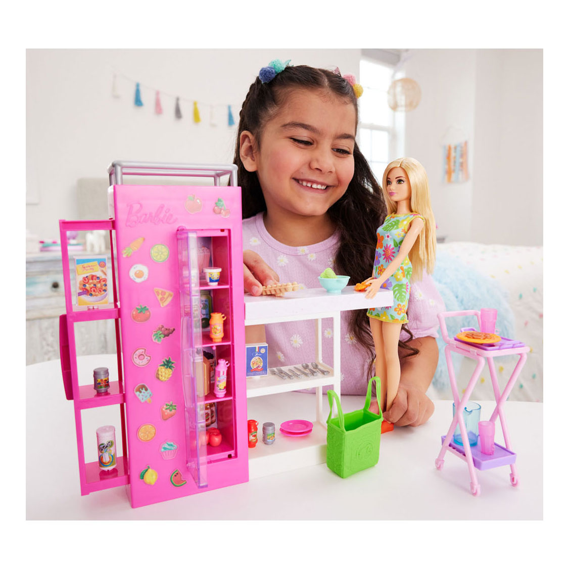 Poupée Barbie avec ensemble de jeu Dream Kitchen